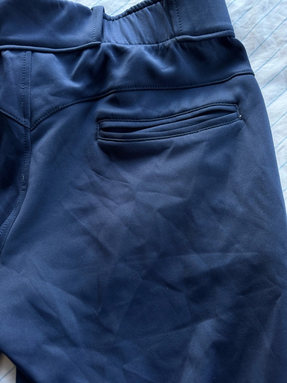 Rawlings Women's NO Zip YOGO Softball Pants, Navy Size: Medium - Picture 5 of 6